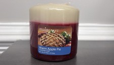 New MAINSTAYS HOME Warm Apple Pie Maroon & White 4