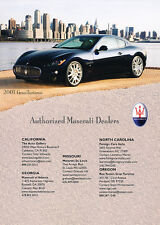 2007 Maserati GranTurismo - dock - Classic Vintage Advertisement Ad PE100 picture