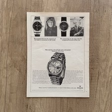 1966 ROLEX OYSTER DAY-DATE ADVERTISING, NEWSPAPER CLIPPING VINTAGE LUXURY WATCH picture