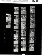 LD323 1973 Orig Contact Sheet Photo PITTSBURGH PIRATES vs HOUSTON ASTROS METZGER picture