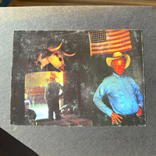 William C. Henes Signed Color 8x10 Mounted/Matted Cowboy Flag Photo picture
