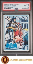 1966 Batman B Series Frozen By Frost #32B Puzzle Back PSA 8 picture