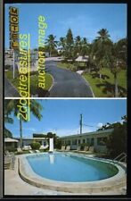 POMPANO BEACH FL PALM-AIRE MOTEL OLD CAR BUDWEISER BEER Florida Fla Broward Cnty picture