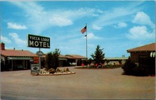 Yucca Lodge Motel Bowie Arizona Postcard Vintage Dexter Press picture