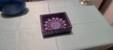 Decorative Hand Painted Wooden Trinket Box picture