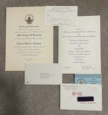 An Assortment of 15 Pieces of Authentic JFK Inauguration-related Ephemera picture