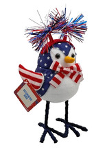 Walgreens Festive Voice Fourth Of July Americana Patriotic USA Fabric Bird picture