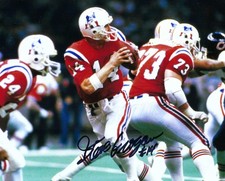 New England Patriots Quarterback Steve Grogan Signed Autographed 8x10 Photograph picture
