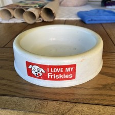 Vintage Friskies Dog Food Bowl 8