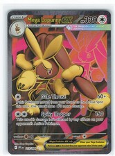 MEGA LOPUNNY EX 115/094 ULTRA RARE PHANTASMAL FLAMES POKEMON HOLO NEAR MINT picture