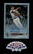 2022 TOPPS CHROME KYLE SEAGER AUTO 091/499 REFRACTOR SEATTLE MARINERS picture