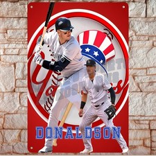 New York Yankee Josh Donaldson Tin Metal Signs Home Décor 8x12 picture