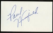 Paul Winfield d2004 signed autograph 3x5 Cut American Actor in film Sounder picture