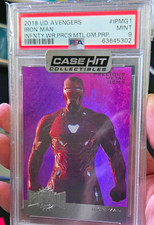 Upper Deck 2018 Avengers Infinity War Iron Man IPMG1 PMG Purple PSA 9 picture