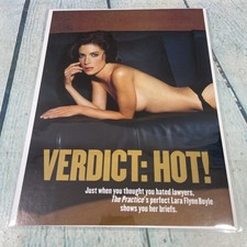 1999 Sexy Lara Flynn Boyle Hot Body Vtg Print Ad/Poster Pinup Art Magazine Page picture