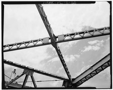 Photo:Seven Mile Bridge Marathon Florida Keys FL 1900s Steel Truss Bracing picture