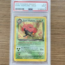 PSA 9 2000 Pokemon Rocket Dark Vileplume Holo #13 English 51885978 picture