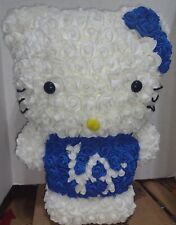 Costum 16 inch Tall L.A Dodgers Hello Kitty Made out of Foam Rose Flowers picture