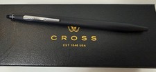 Cross Tech2 Satin Black Ballpoint Pen & Touchscreen Stylus AT0652-1 Open Box picture