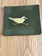 Beautiful Vintage COUROC Of Monterey Sandpiper Tray In Excellent Condition picture