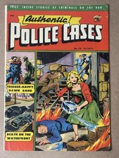 AUTHENTIC POLICE CASES #24 [1952 VG] MATT BAKER ART FN- 5.5 picture