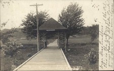 MOUNTAIN LAKE MARYLAND MD Lake Power Launch Antique RPPC picture