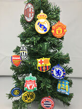 Champions League European Soccer Christmas Ornaments 12 Piece Set picture