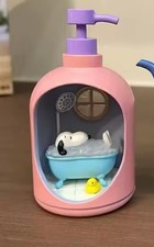 Re-Ment Snoopy Life in a Bottle Soap Dispenser Bath Bubble Figure NEW Sealed🛀🛀 picture