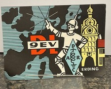 Vintage 1969 QSL HAMM Amateur Radio Card From Germany picture
