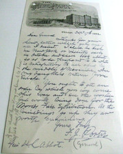 CIVIL WAR GENERAL FIT-ZJOHN PORTER LETTER TO GENERAL HENRY ABBOTT 1892 picture