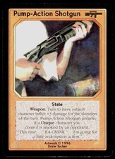 Pump-Action Shotgun Drew Tucker ShadowFist 1996 Trading Card TC picture