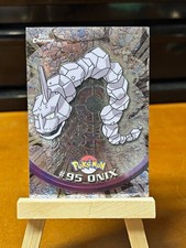 2000 Topps Chrome Pokémon TV Animation Edition #95 Onix Trading Card picture