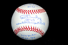 UNIQUE RON GUIDRY SIGNED BASEBALL OMLB 13 INSCRIPTIONS MINT NEW LISTINGS YANKEES picture