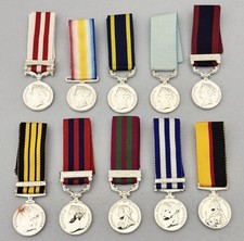 British India Army Campaign Medal Miniatures Mutiny Sudan Egypt Sutlej Ashantee picture