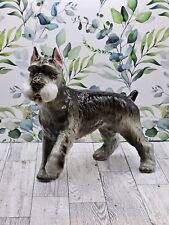 Large Vintage Schnauzer Dog Figurine Beautiful Excellent Condition picture