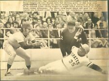 LG893 1973 Wire Photo BEATING THE STRETCH Pirates MANNY SANGUILLEN Mets FREGOSI picture