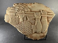 LARGE ANCIENT N-EASTERN STONE PANEL DEPICTING IMPORTANT BATTLE SCENE, 3000BCE picture