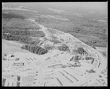 Photo:Greenbelt Maryland 1937 Aerial View New Deal Town Development picture