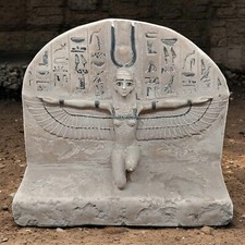 Ancient Egyptian winged Goddess Isis Rare Statue Antique Pharaonic Mythology BC picture