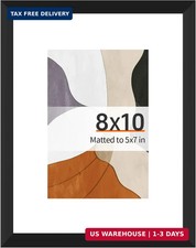 8x10 Black Picture Frame, Tabletop & Wall Display Photo Frame picture