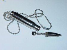 SUGAR HOLDER VINTAGE 1970's HEADSHOP BULLIT SPOON NECKLACE -NICE picture