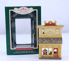 VTG Hallmark Ornament Dollhouse Toy Shop Second 2nd in Series 1985 w/ BOX picture