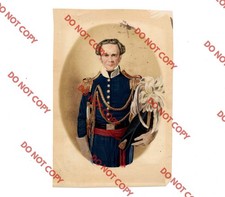WOW *EARLY* Hand Painted John Kessler Revolutionary War Soldier Photo Litho picture