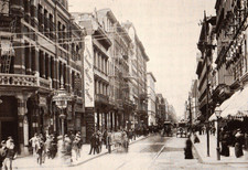 Old Philadelphia Chestnut St. Looking West from 8th St. 1889 picture