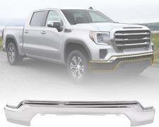 KPJTATUO Chrome Front Bumper Face Bar Compatible with 2019-2023 Sierra Chrome Ir picture