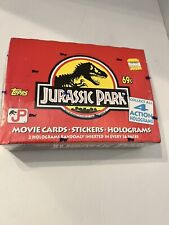 Topps Jurassic Park Cards 1992 Full Box 36 Packs New - Sealed picture