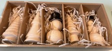 Wood Tree & Snowmen Box Set New In Box picture
