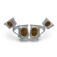 Harry Potter Butterbeer Universal Wizarding World Cups Mugs Set Of 4 NEW No Tags picture
