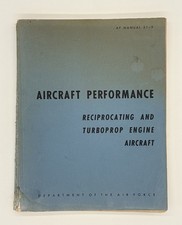 Vtg 1961 USAF AF Manual 51-9 Aircraft Performance Flight Engineer Book Cold War picture