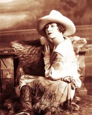Old West 1 Rodeo Cowgirl Vintage Old 4x6 Picture Celebrity Print picture